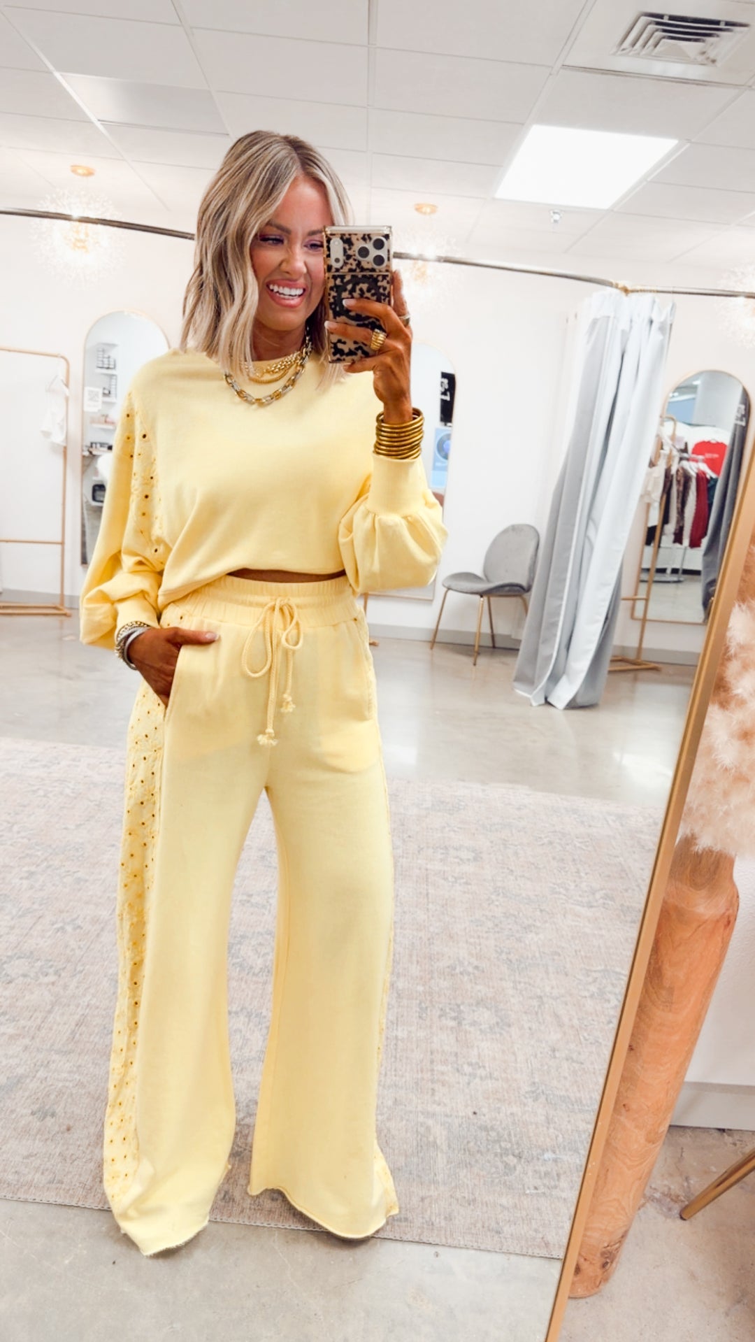The Paloma Plush Set-Mellow Yellow