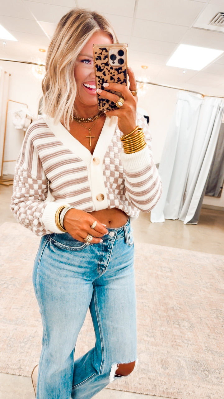 Neutral Harmony Knit Cardigan