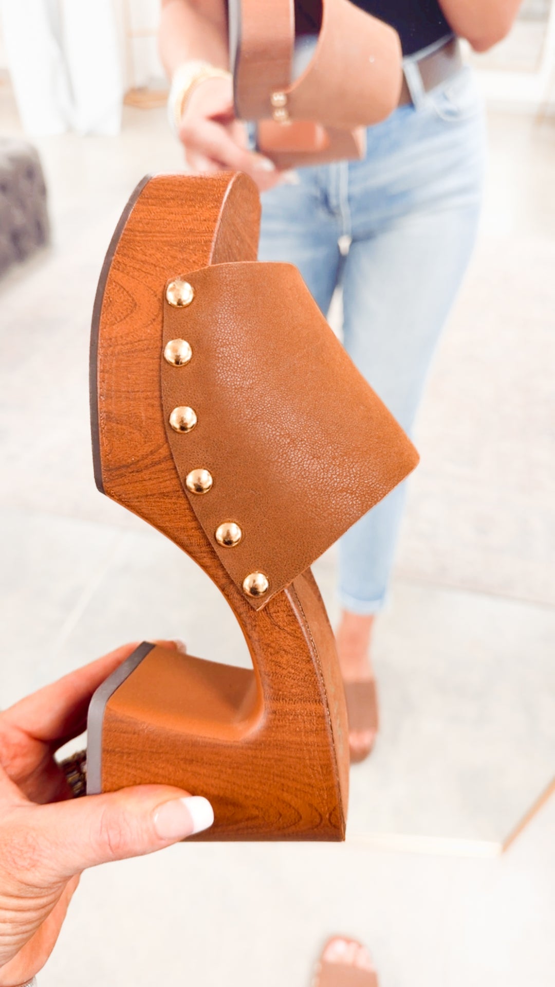 Emmerie Heels-Cognac