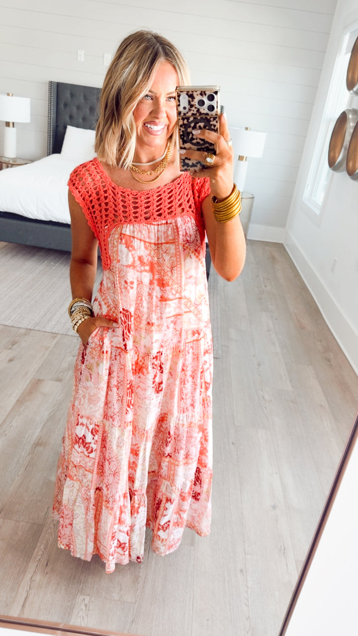 Wren Boho Crochet Maxi