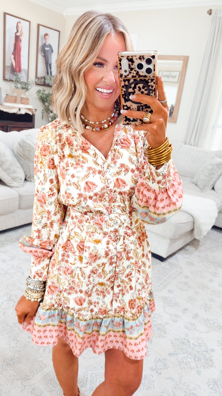 The Wren Floral Shirt Dress
