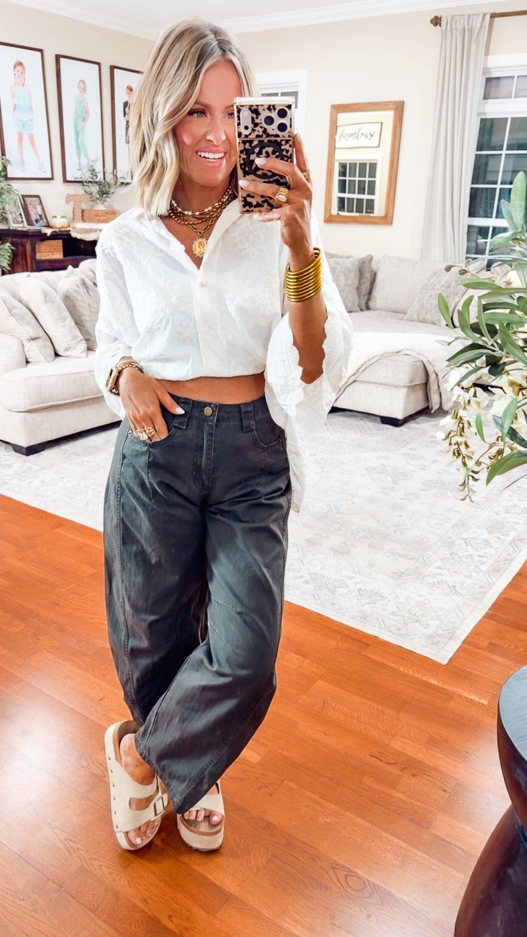 Jade Wide Leg Pintuck Pants