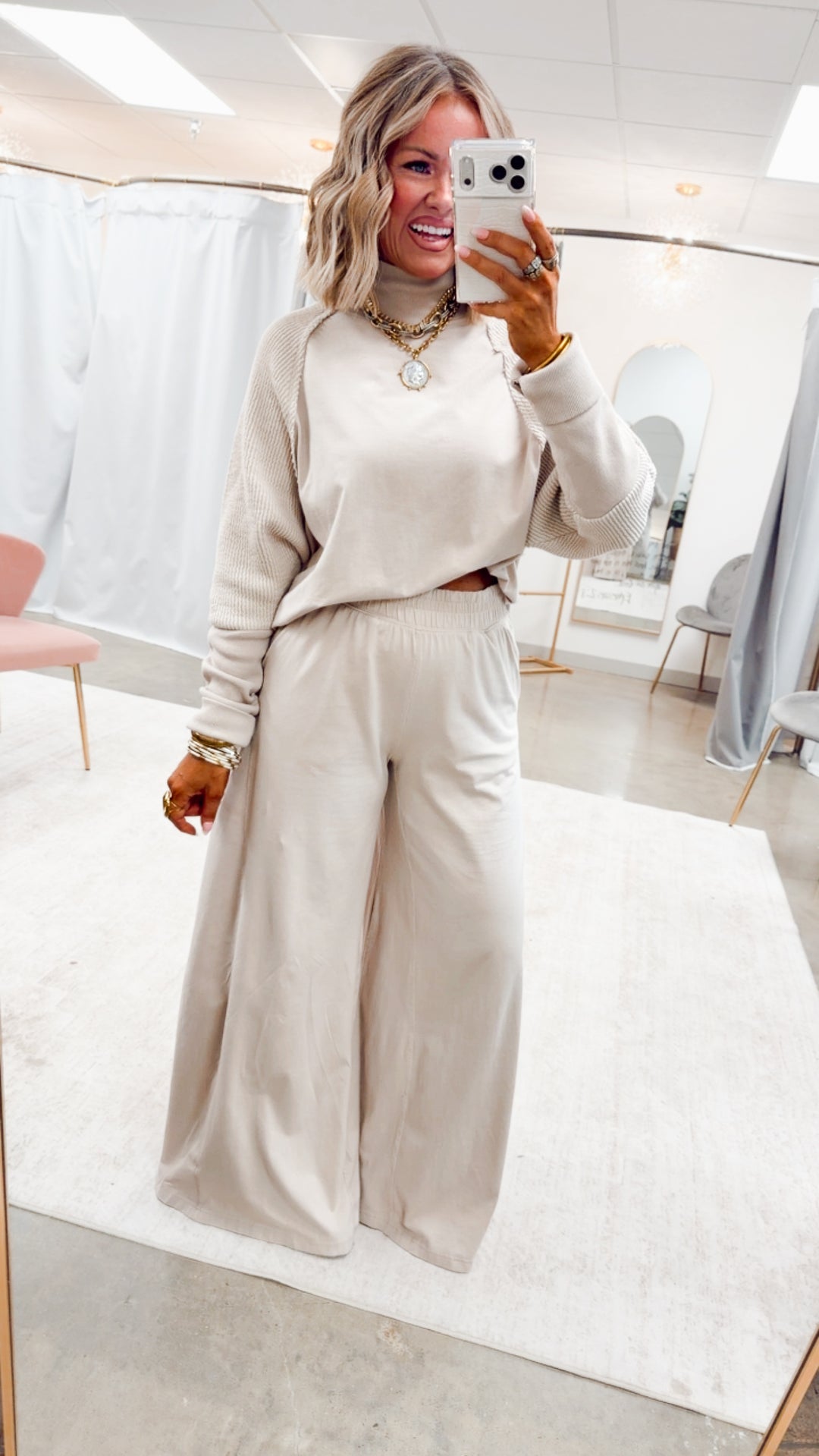 The Luxe Comfort Set-Beige Taupe