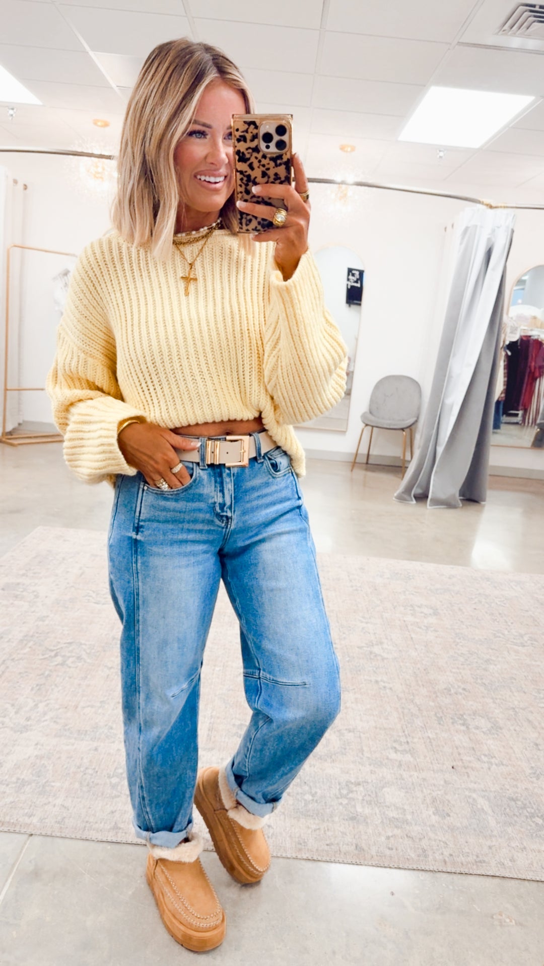 Simple & Sweet Boat Neck Sweater-Yellow