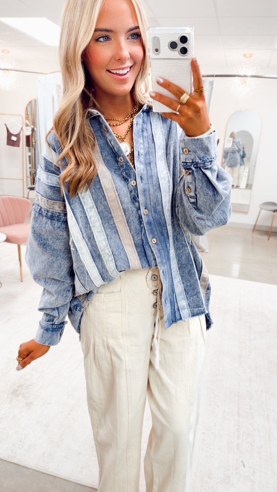 The Willow Haze Pants-Natural