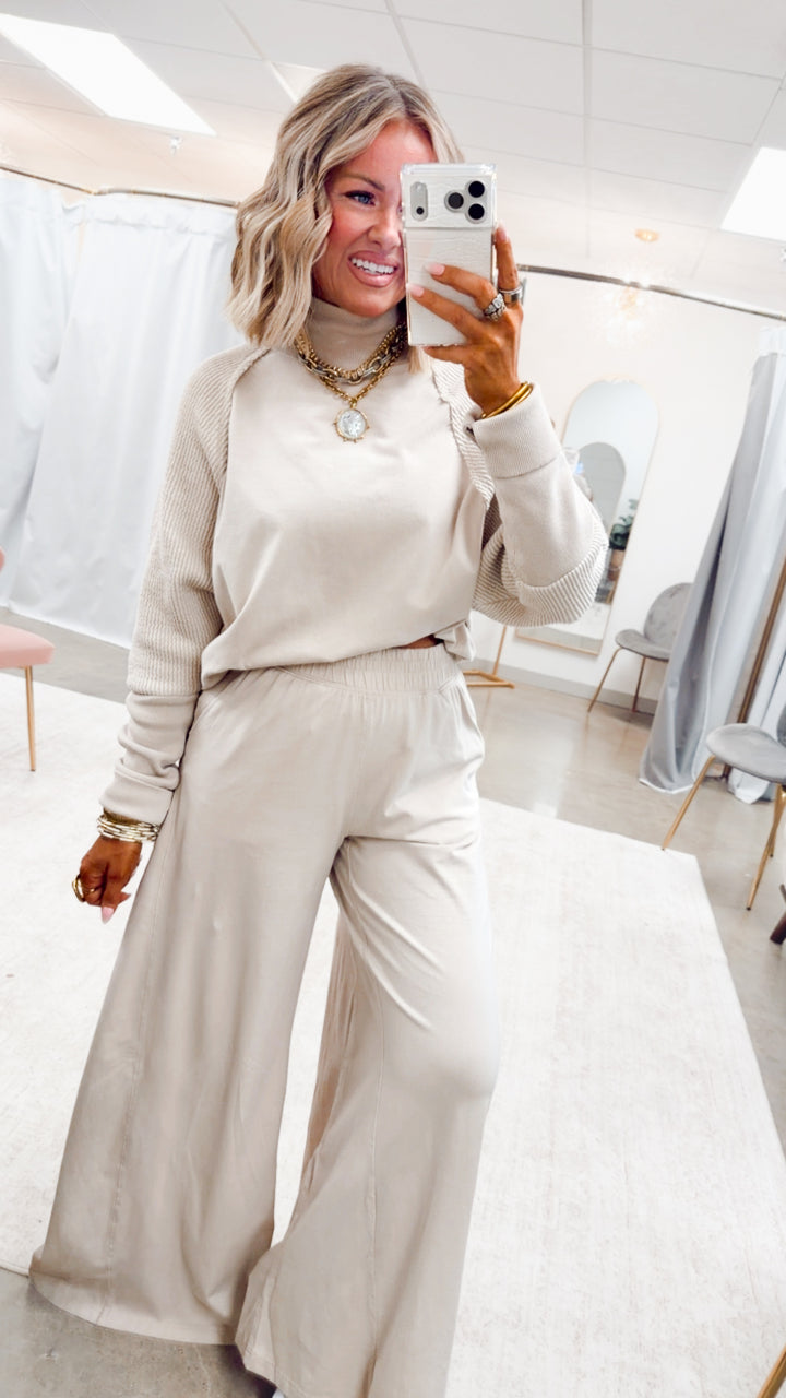 The Luxe Comfort Set-Beige Taupe