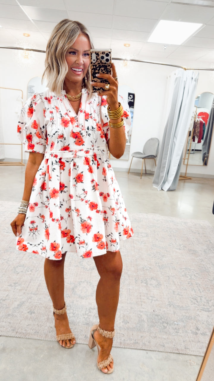 Rosalie Bloom Mini Dress