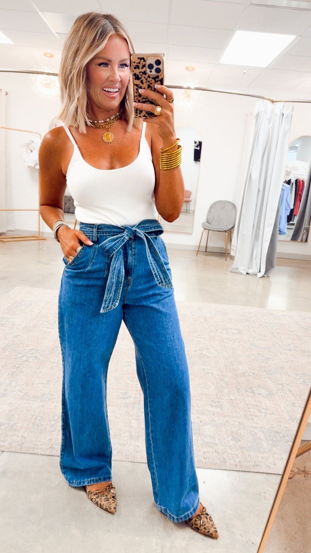 Bella Bow Tie Jeans