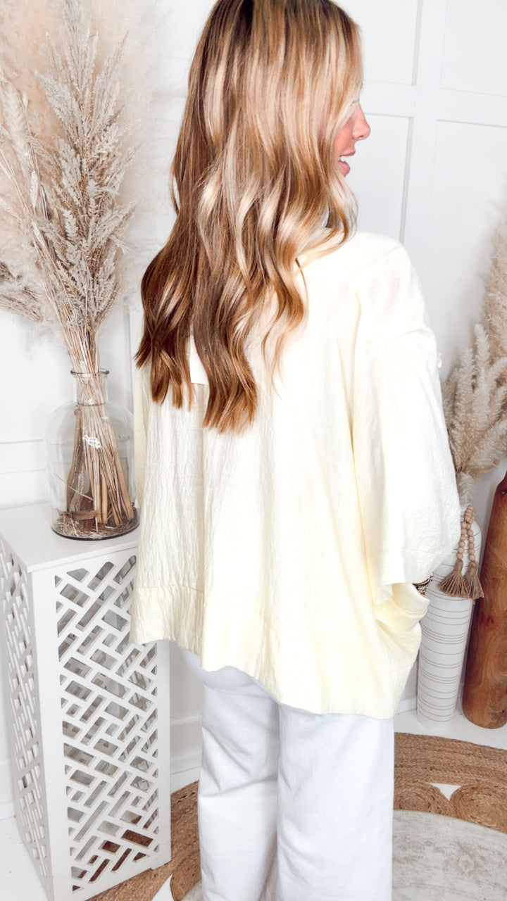 The Lemon Cove Cardigan Top