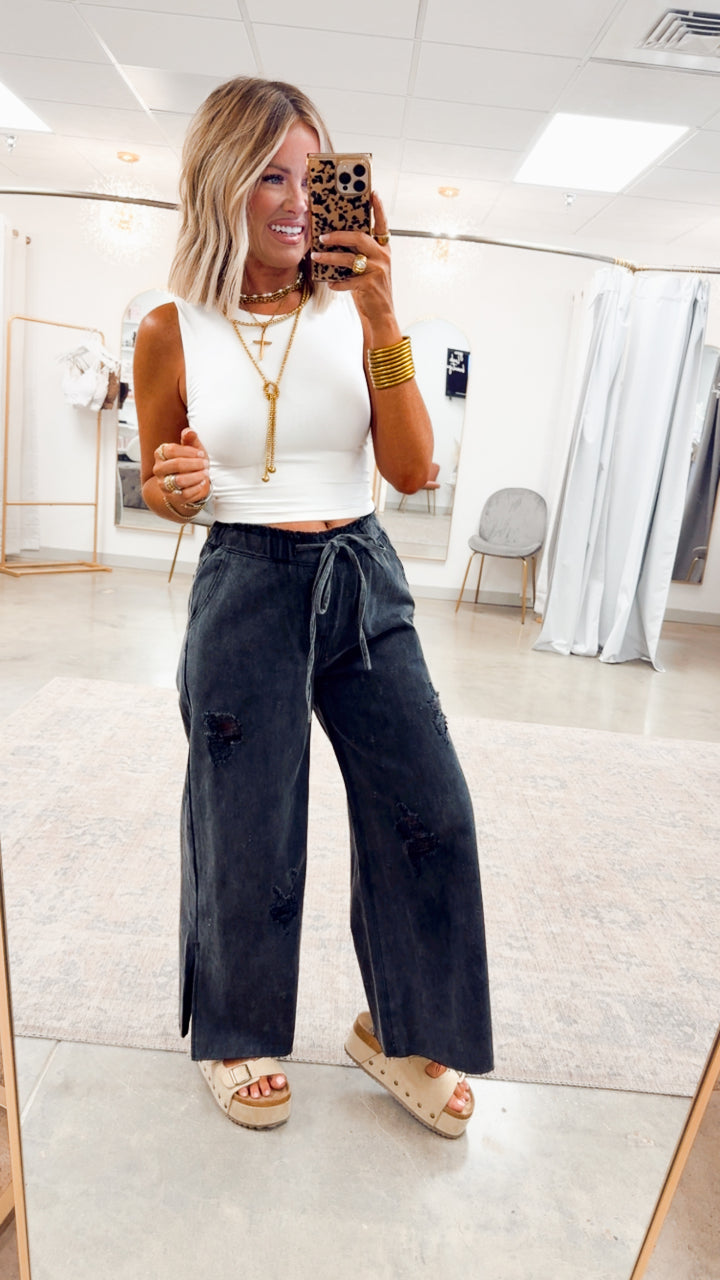 Sol Wanderer Jeans-Black