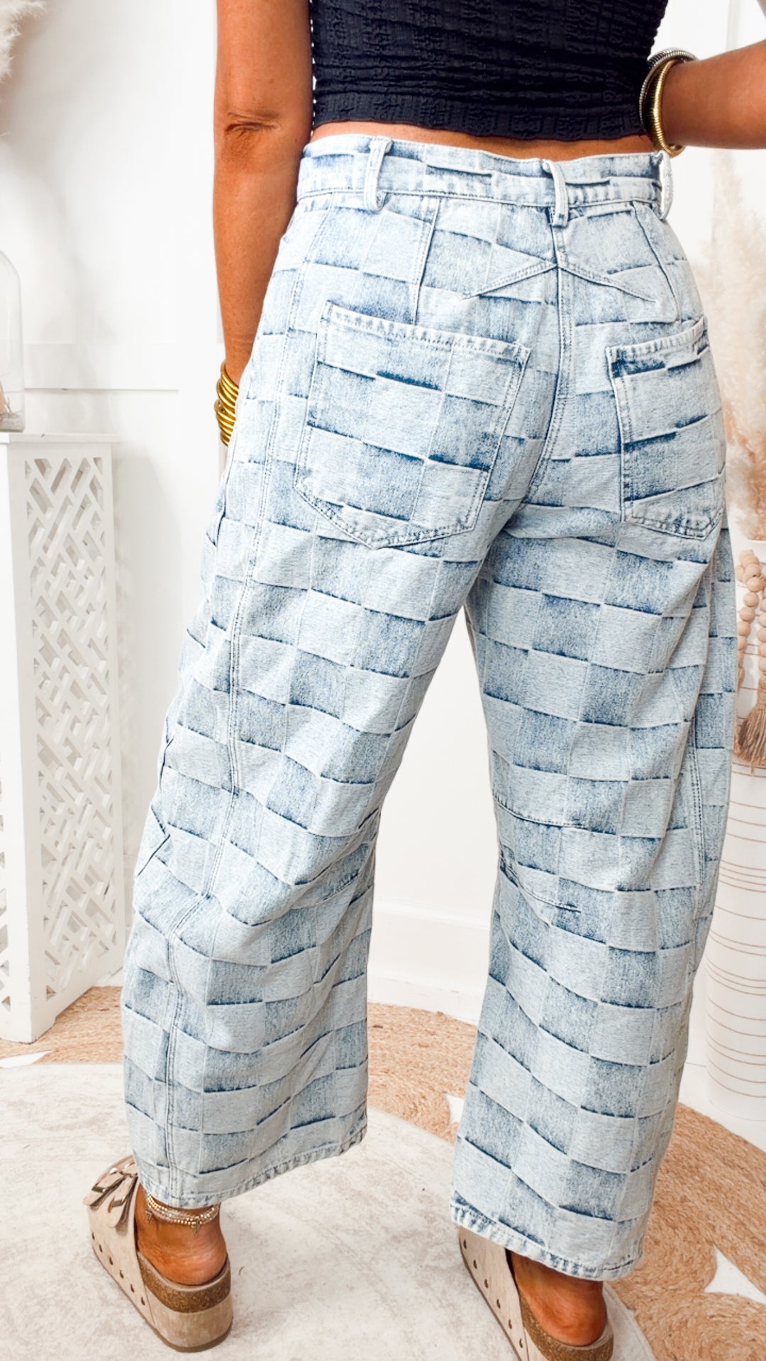 The Tidewoven Barrel Jean