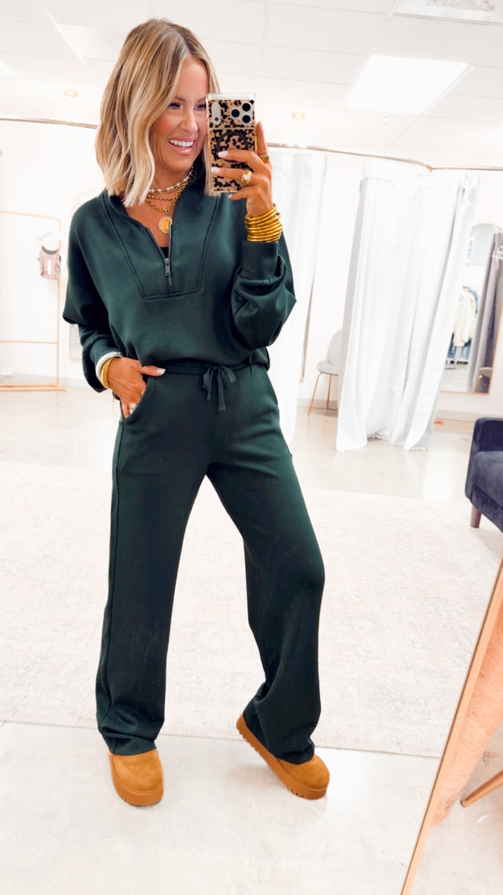 On The Go Joggers -Green