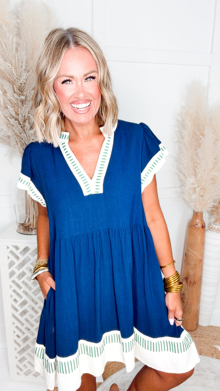 Janie Colorblock Mini Dress