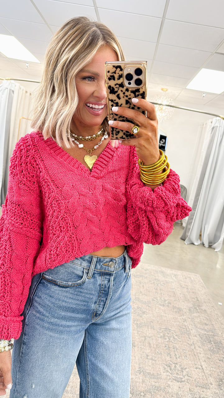 Melrose Balloon Sleeve Sweater