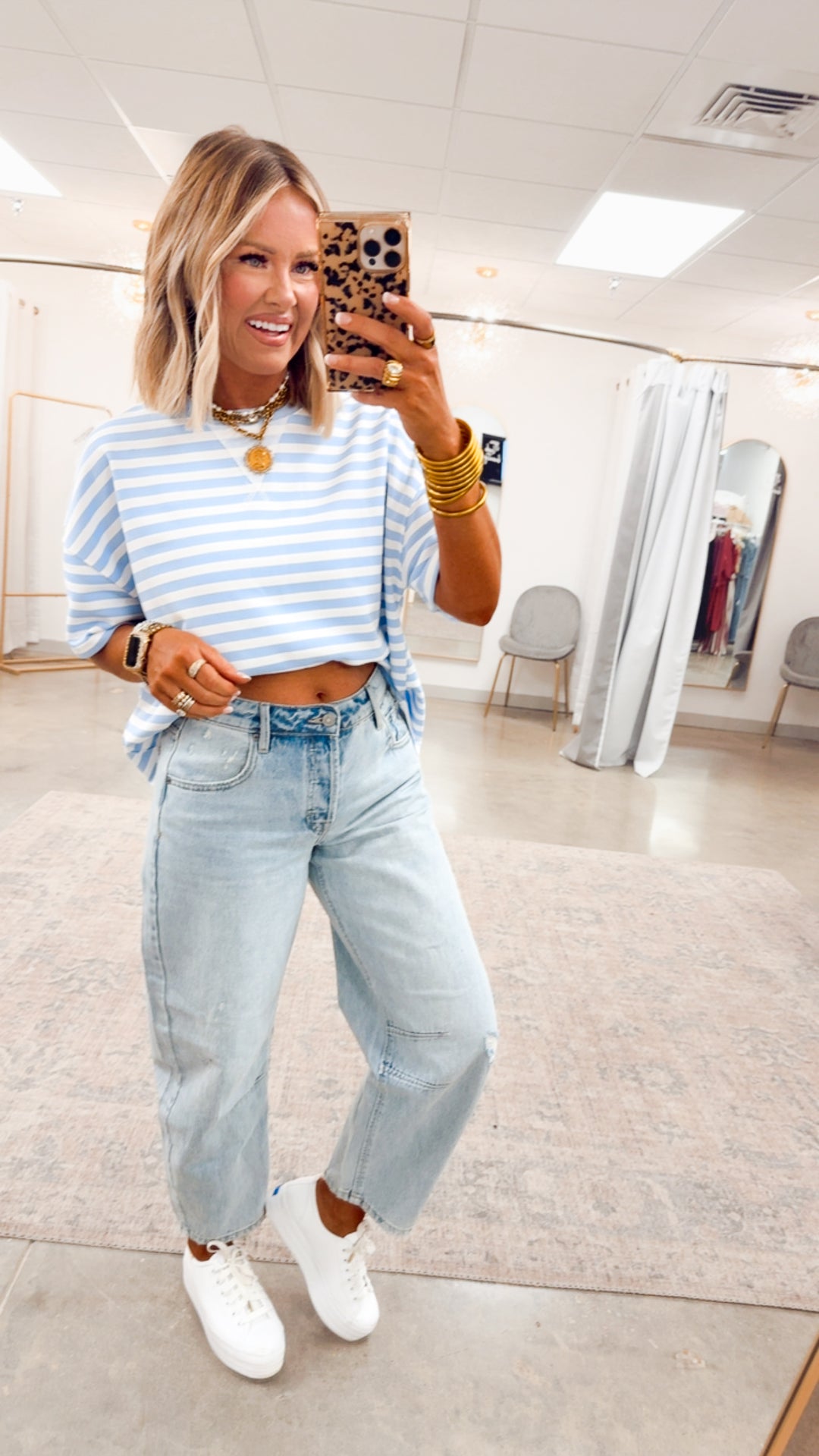 Dockside Top-Sky/White