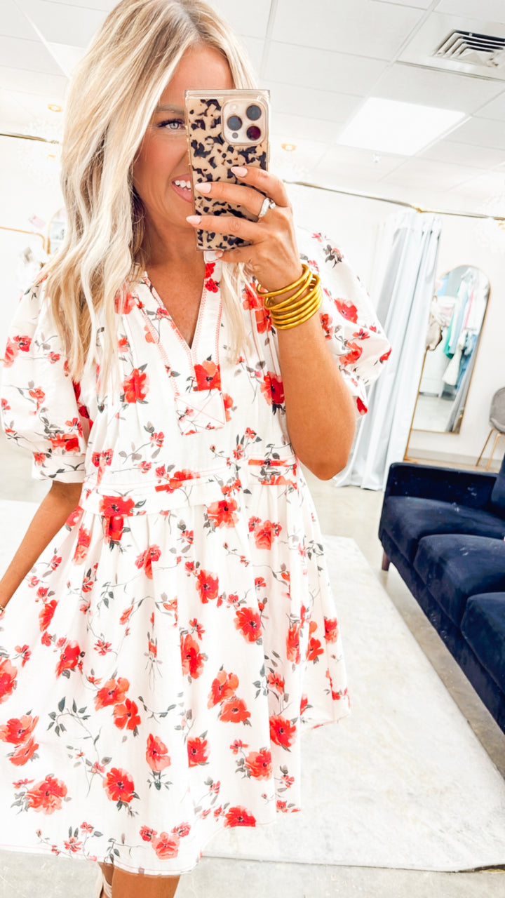 Rosalie Bloom Mini Dress