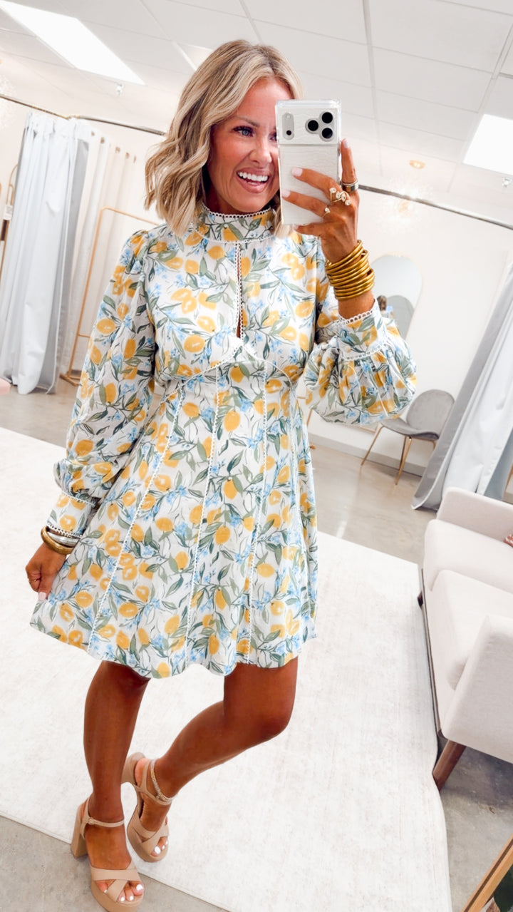 The Lemon Blossom Belle Dress