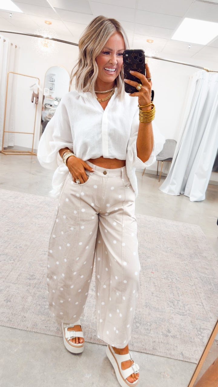 Dottie Darling Barrel Jeans