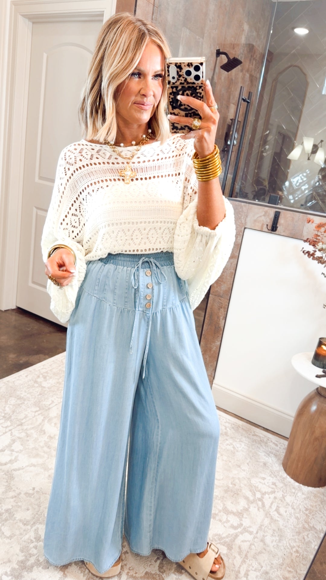 Seaside Breeze Dolman Top-Off White