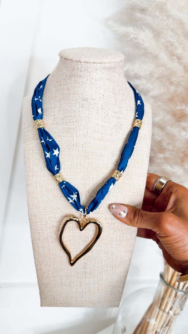 The July Scarf Necklace