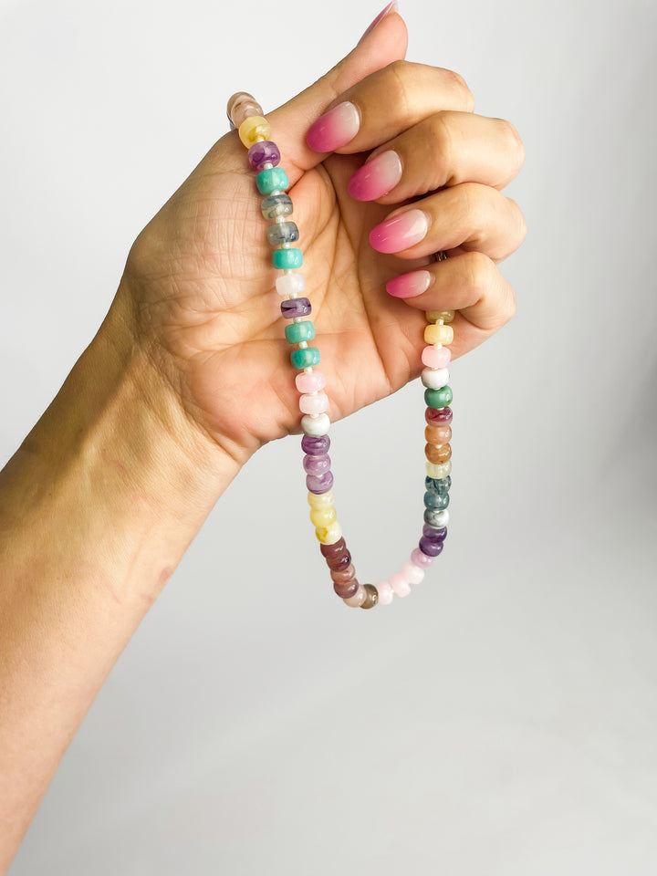 Pastel Horizon Gemstone Necklace