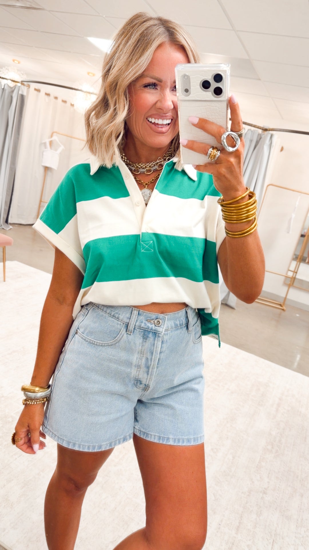 The Yacht Club Stripe Top