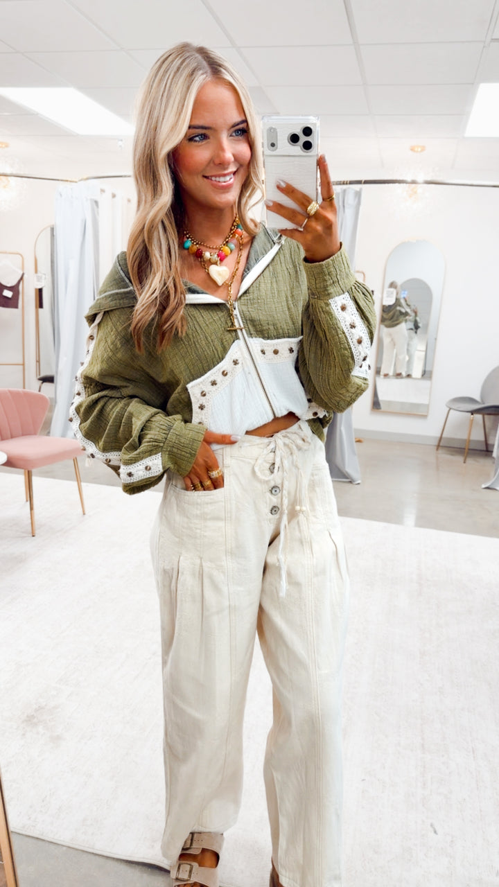 Free Spirit Lightweight Jacket-Olive