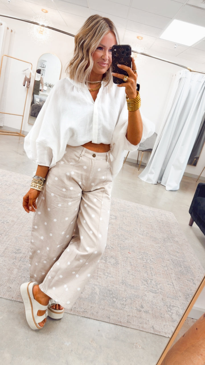 Dottie Darling Barrel Jeans