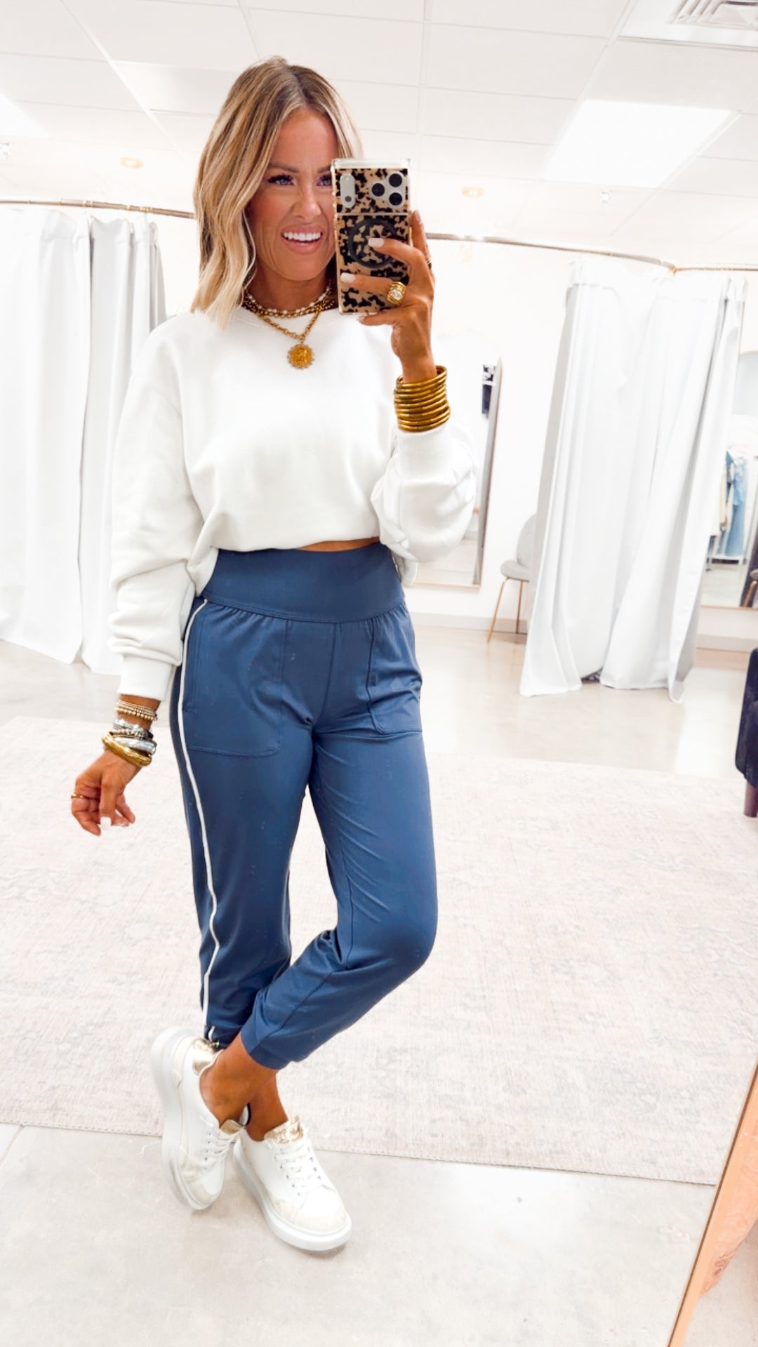 The Butter Flex Joggers-Vintage Denim