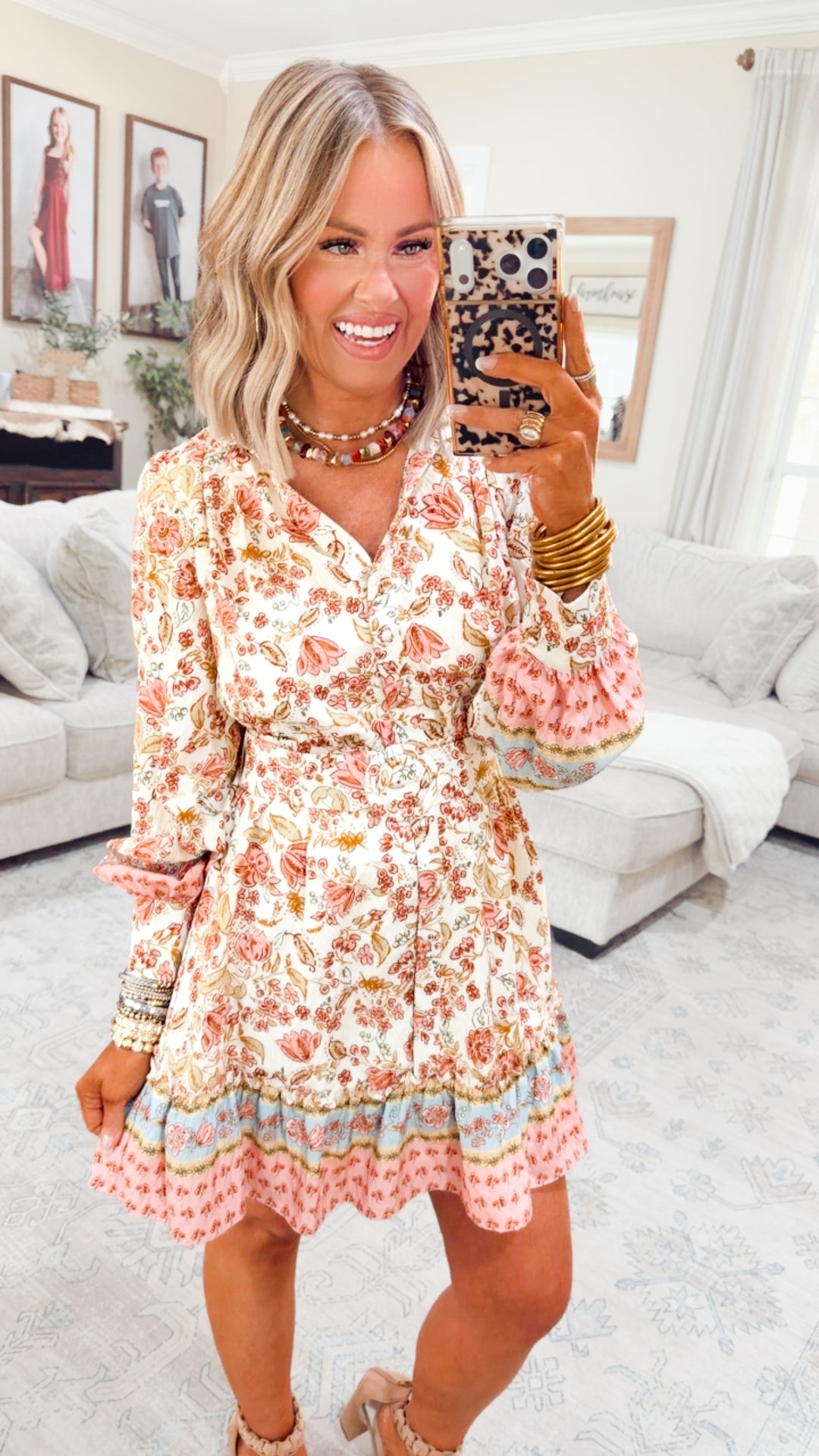 The Wren Floral Shirt Dress