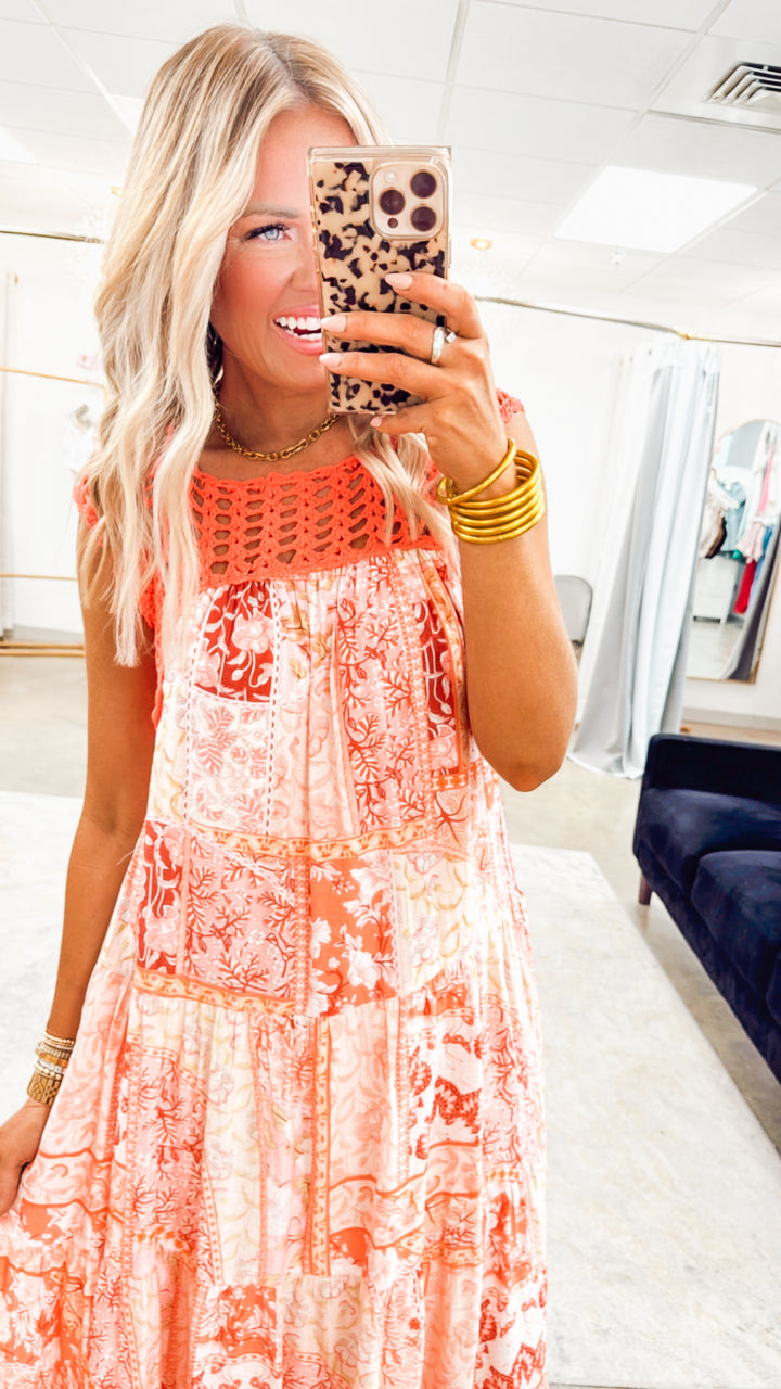 Wren Boho Crochet Maxi