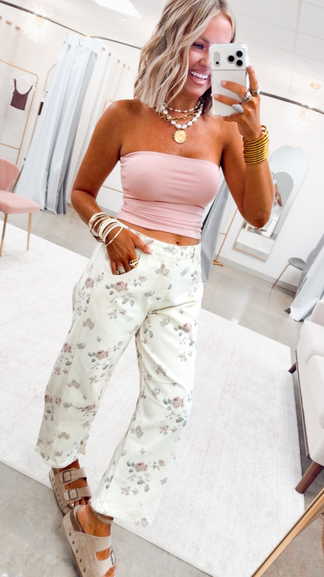 The Botanical Barrel Jean