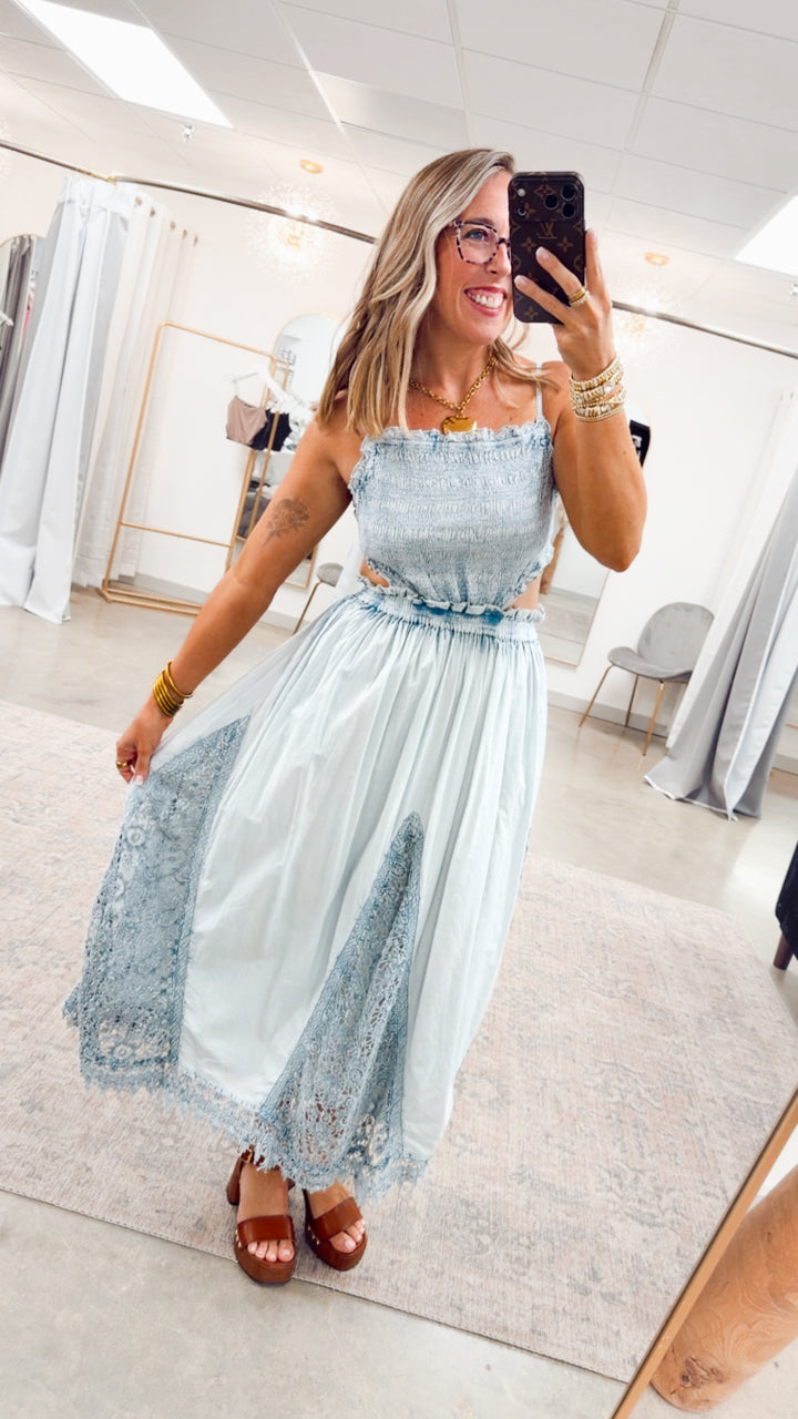 The Lumen Dress-Denim