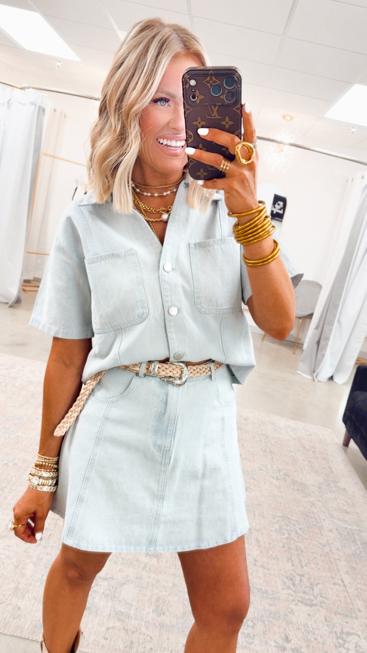 The Bristol Denim Set-Light Denim