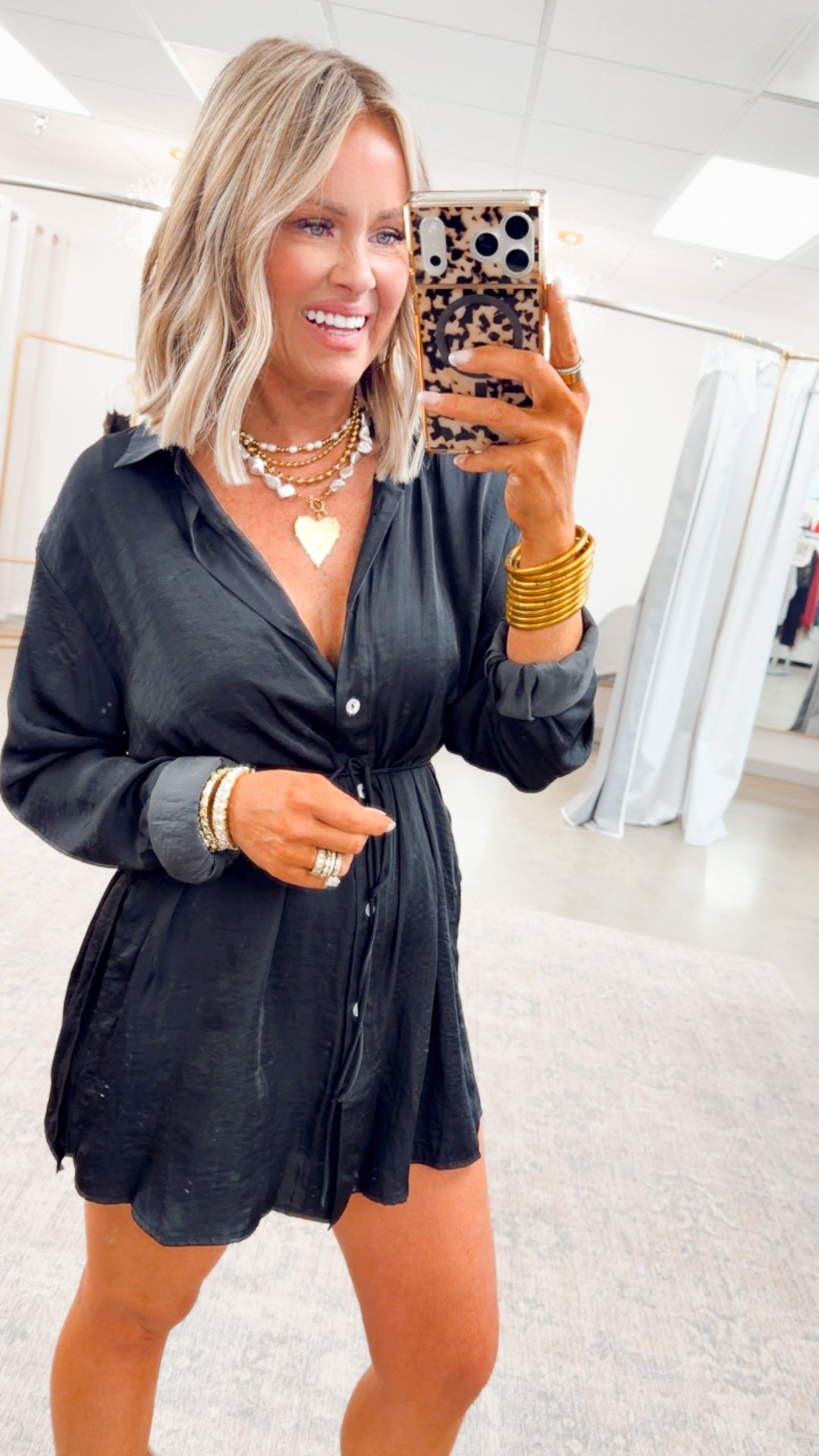 Soleil Darling Romper-Black