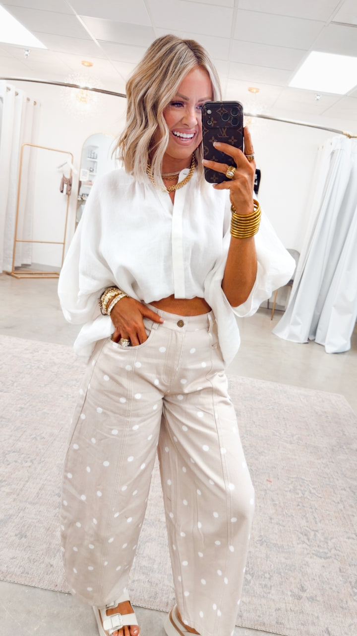 Dottie Darling Barrel Jeans