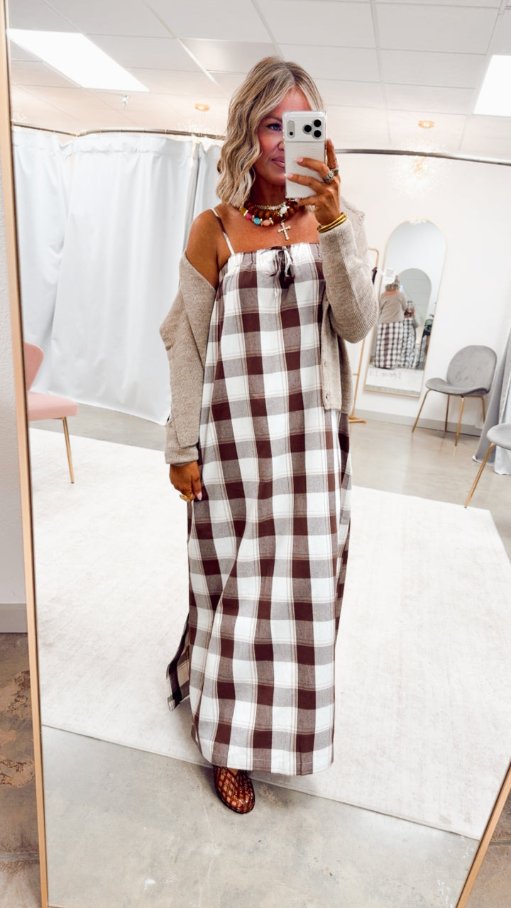 The Chic Prep Cardigan-Mocha