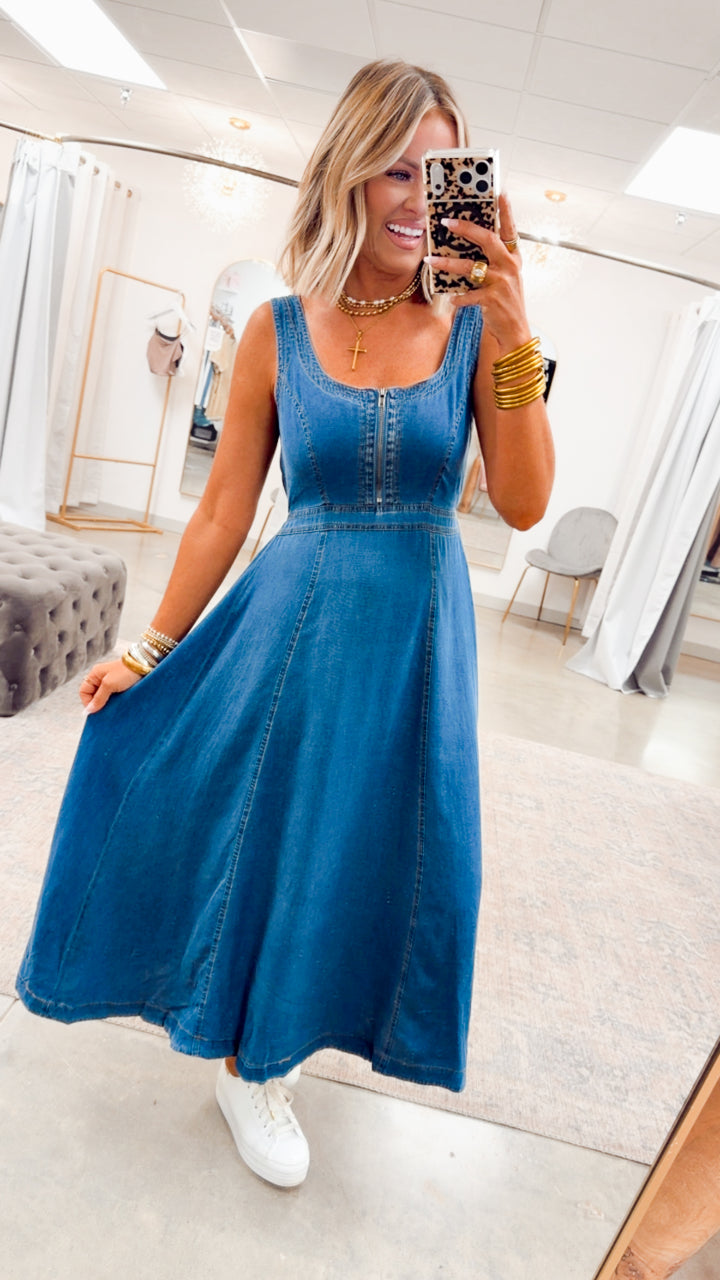 The Frontier Denim Dress