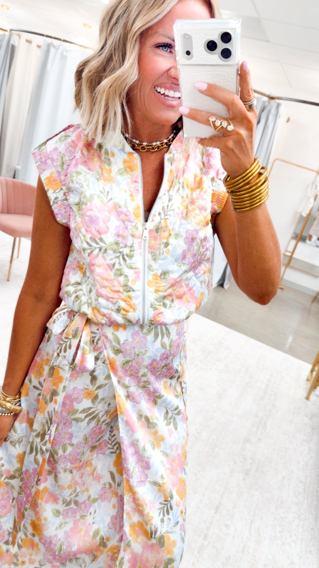 The Beverly Wrap Skirt Set