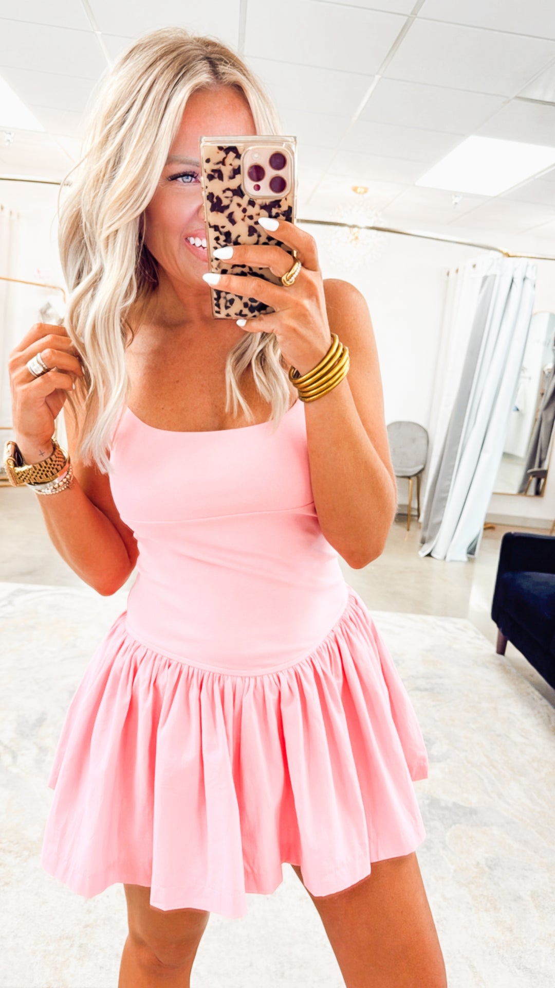Portia Skort Dress-Pink