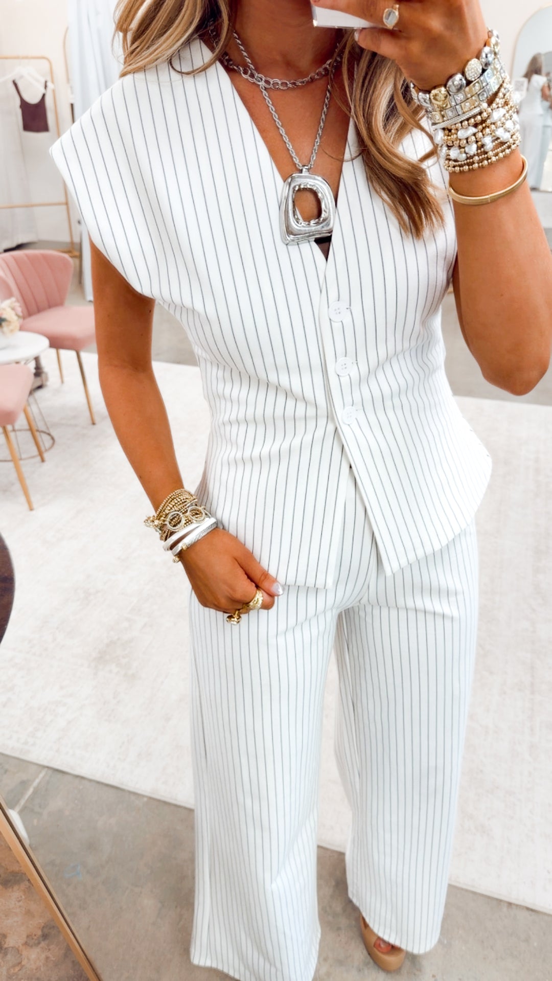 The Sterling Two Piece Set-Ivory