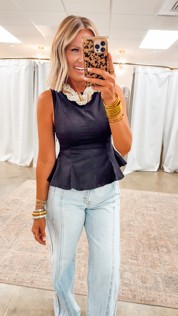 Sweet Serenity Top-Black