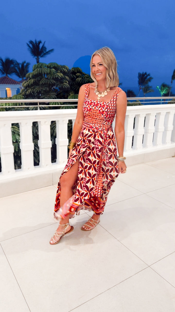 The Montego Wrap Skirt Set