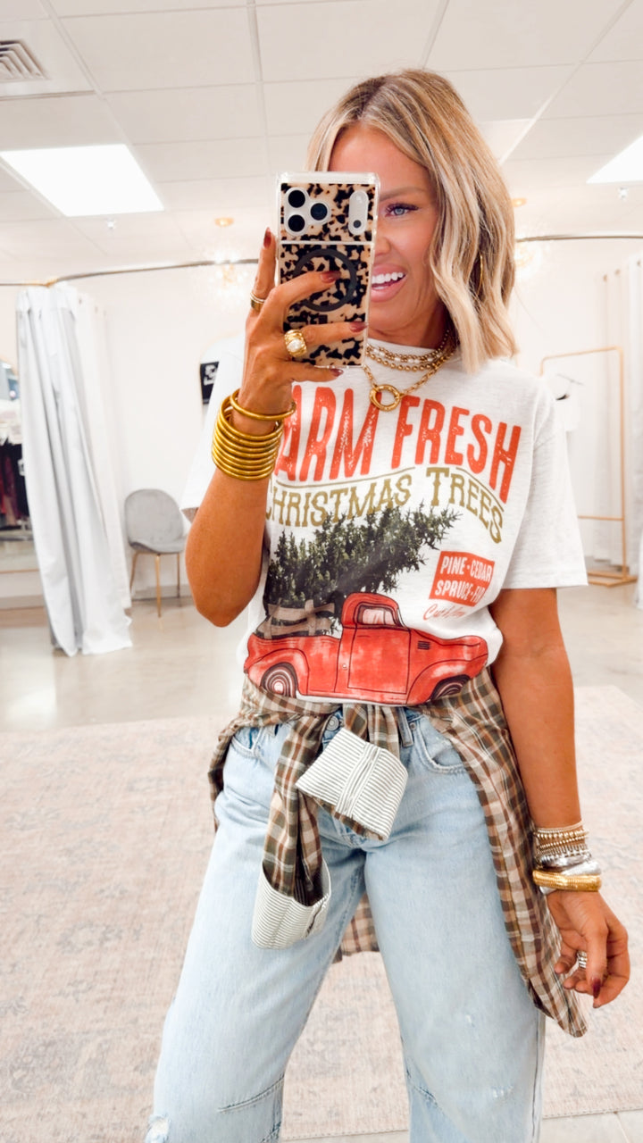 Farm Fresh Christmas Trees Tee