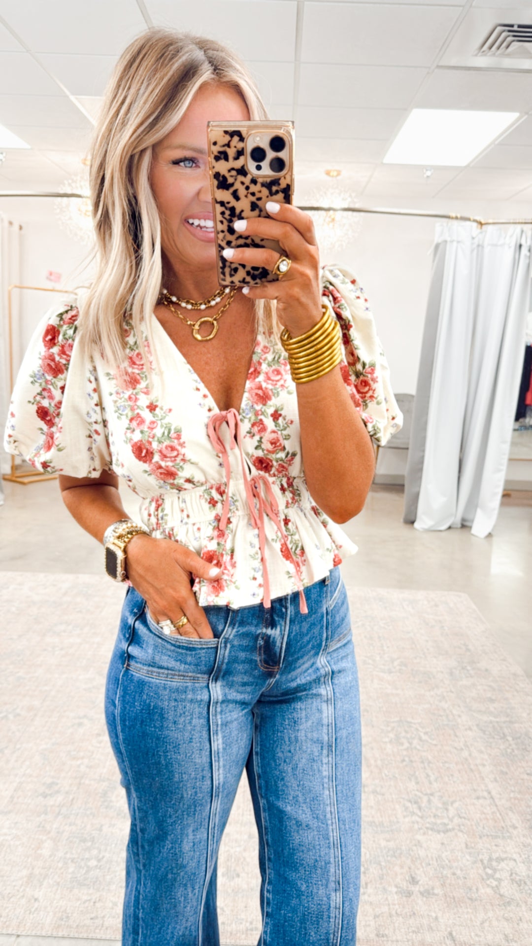 Evie Floral Top
