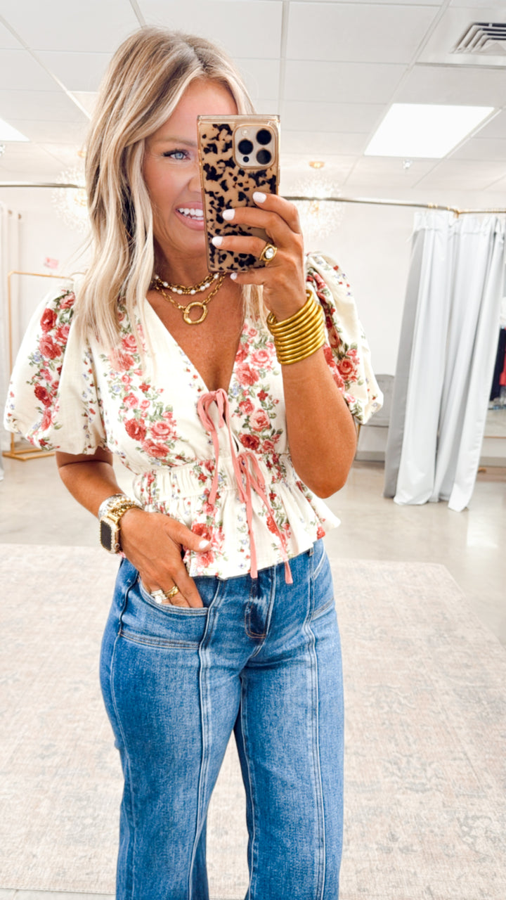 Evie Floral Top