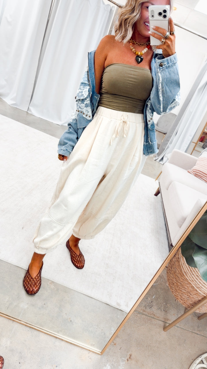 Striped Denim Twill Jacket