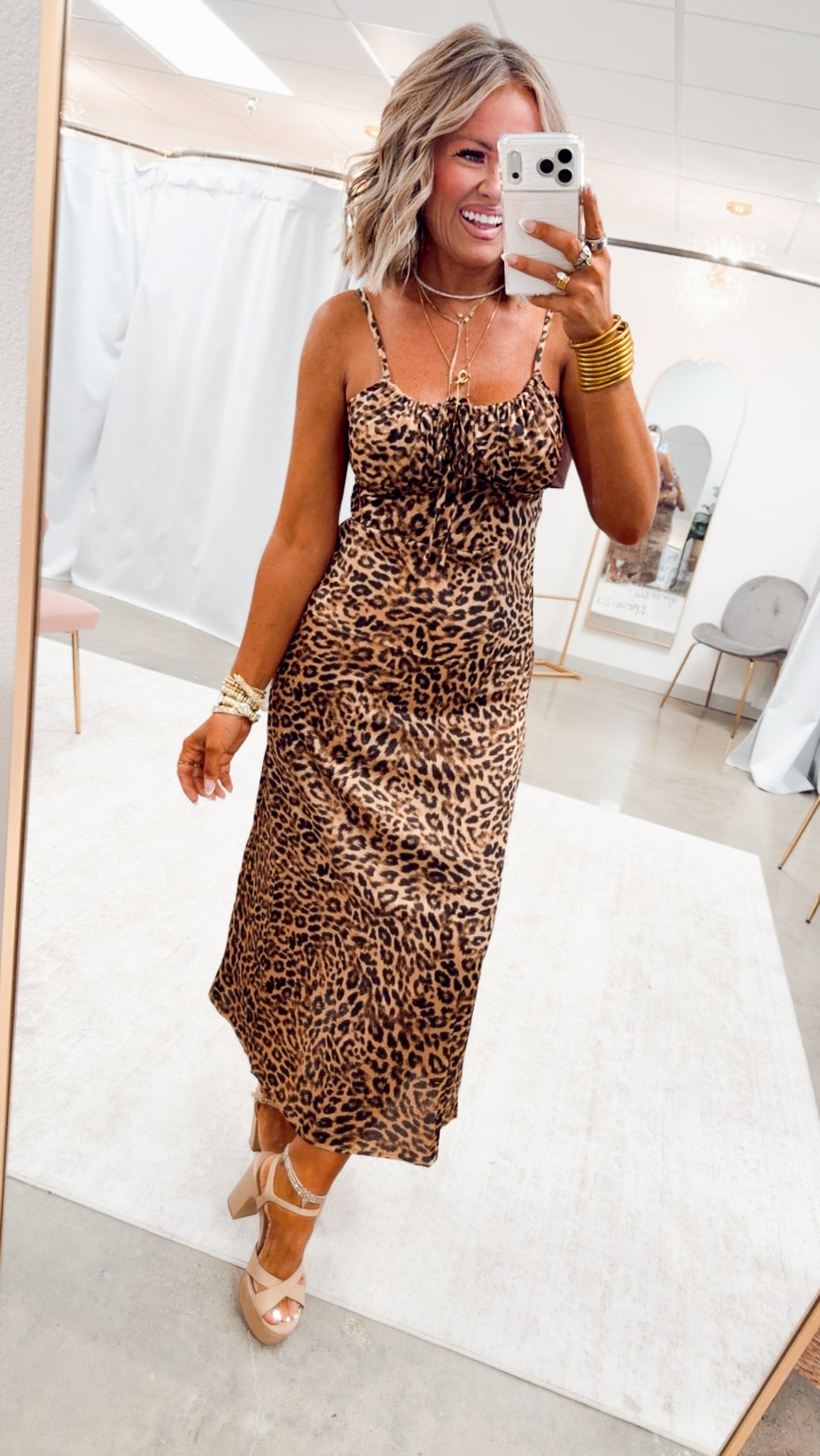 Leopard Me Lovely Maxi Dress