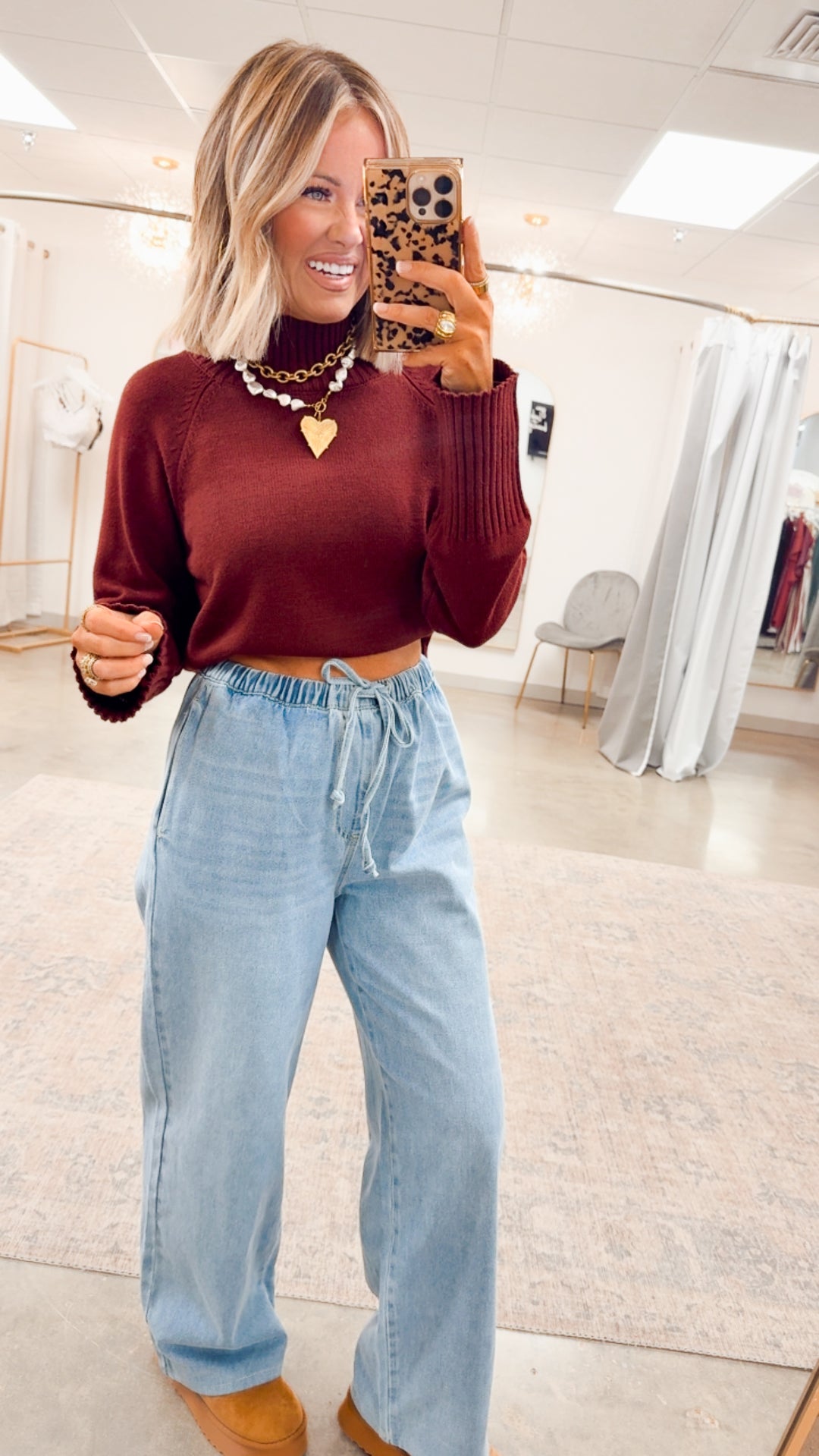 Lexington Relaxed Pants-Denim