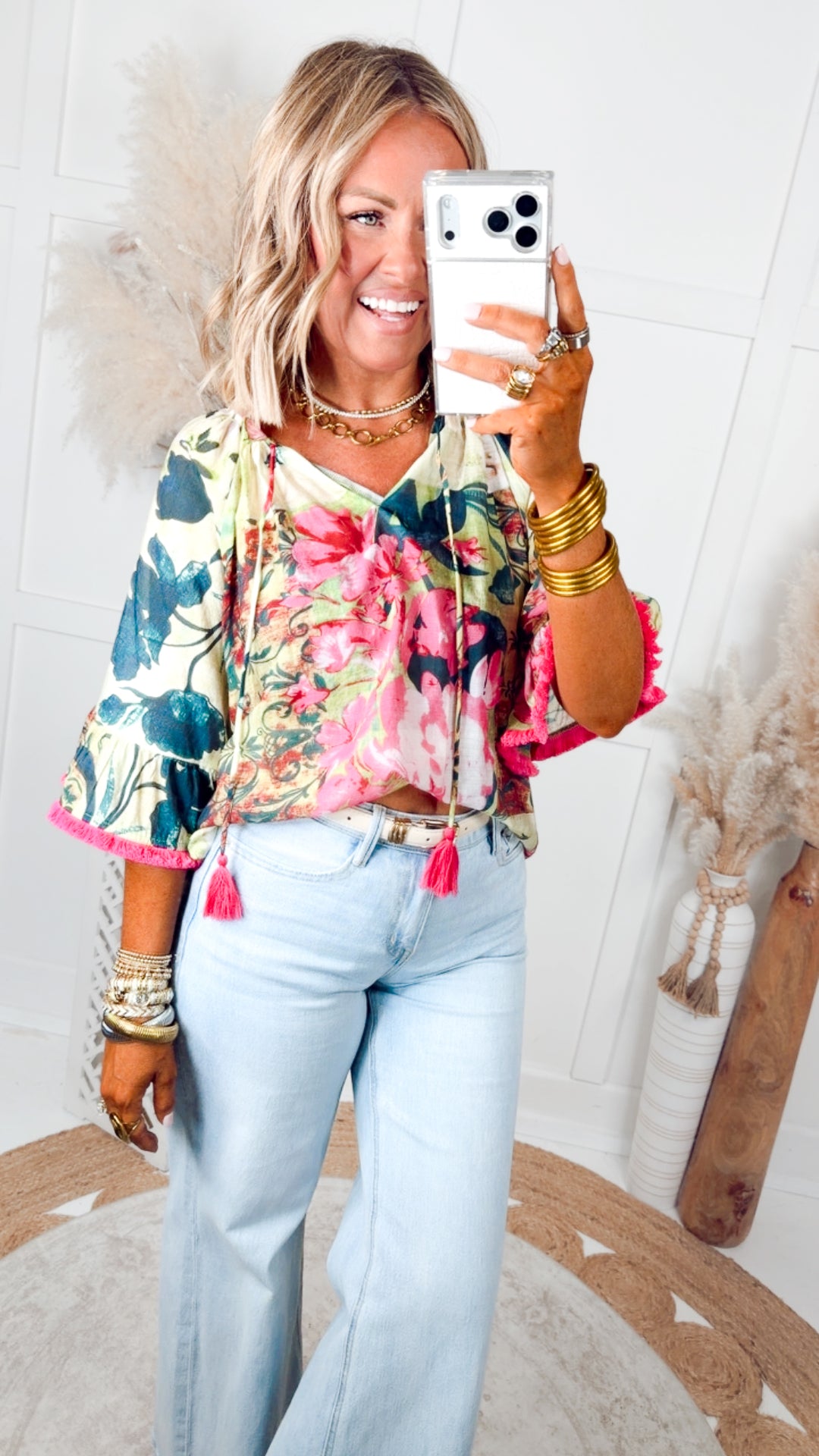 The Cabana Bloom Blouse